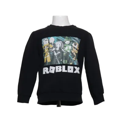 Collegetröja (Svart, Flerfärgad) från Roblox Bomull