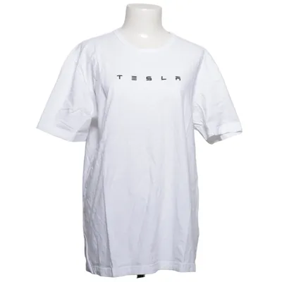 T-shirt (Wit) van TESLA Katoen