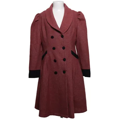 Coat (Red, Black) from Banned Apparel Acrylic, Polyester, Wool