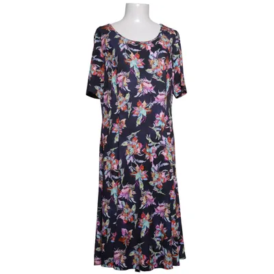 Robe (Noir, Multicolore, Bleu) de Couture Line Élasthane, Polyester