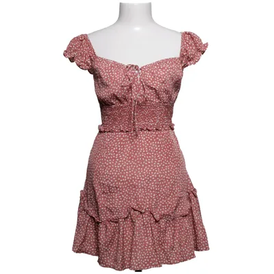 Robe (Marron) de Holly Polyester, Viscose