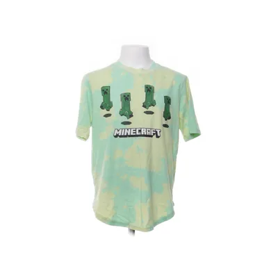 T-shirt (Grön, Gul) från Mojang Bomull, Polyester