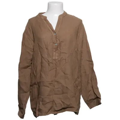 Blouse (Bruin) van Reunion Linnen