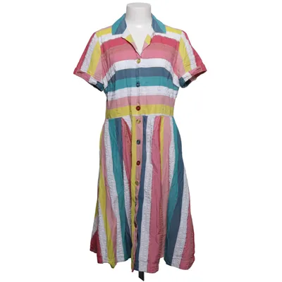 Blusenkleid (Pink, Blau, Gelb, Mehrfarbig) von Emilyandfin Baumwolle, Metallfaser