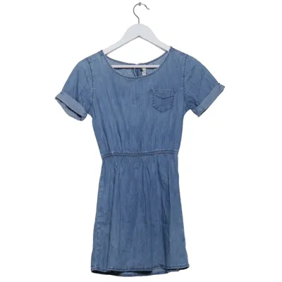Denim jurk (Blauw) van Adidas Neo Katoen