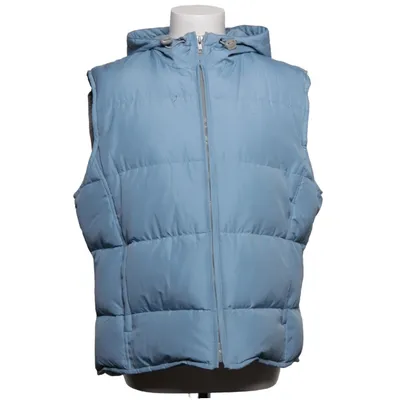 Down vest (Blue) from St. John's Bay Down, Feather, Nylon, Polyester