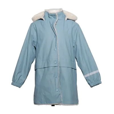 Raincoat (Blue, White) from Lindex Kids Polyester, Polyurethane