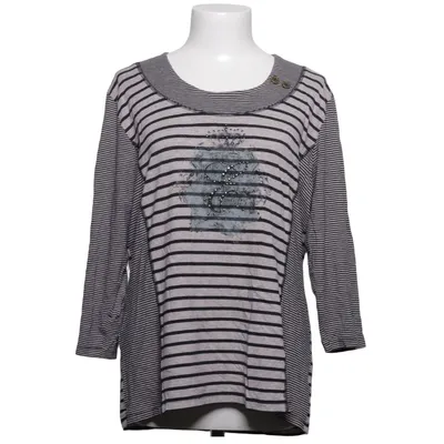 Långärmad t-shirt (Grå, Svart) från Gracia Elastan, Viskos