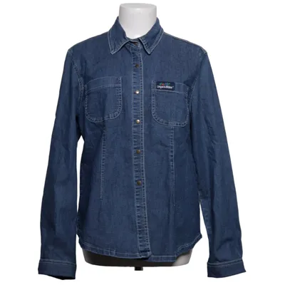 Denim blouse (Blauw) van Lingon & Blåbär Katoen, Elastaan