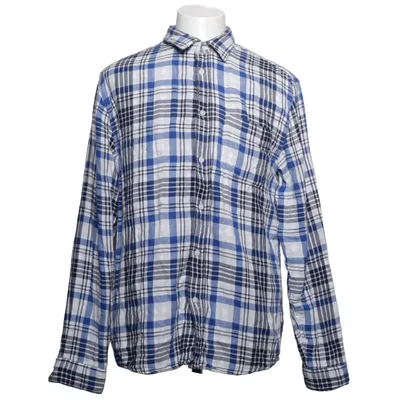 Chemise en flanelle (Bleu, Blanc) de Homebound Coton