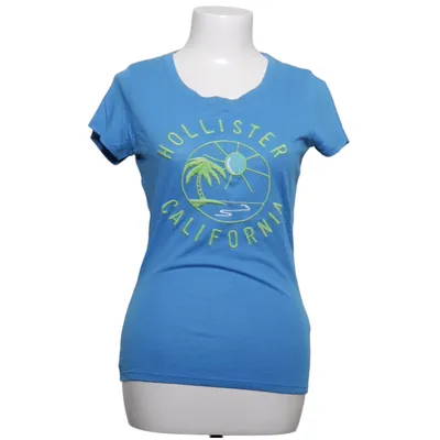 T-shirt (Blauw, Meerkleurig) van Hollister Katoen, Polyester