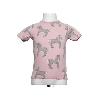 T-shirt (Pink, Gray) from Småfolk Elastane, Organic cotton