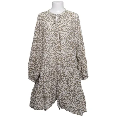 Dress (Beige, White) from Love Stories x H&M Cotton