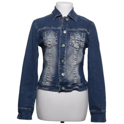 Veste en jean (Bleu) de Apart Coton, Élasthane