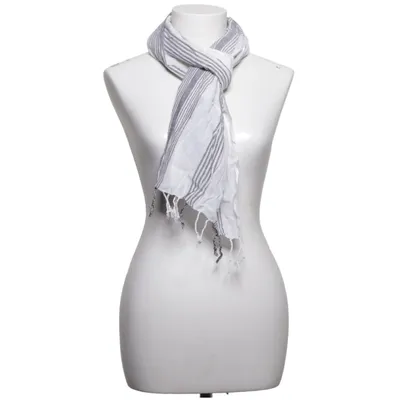 Shawl (White, Gray) from Hillevi