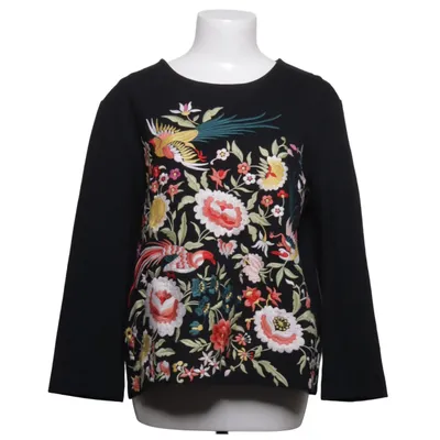 Lange mouwen shirt (Zwart, Meerkleurig) van Hallhuber Donna Elastaan, Polyamide, Viscose