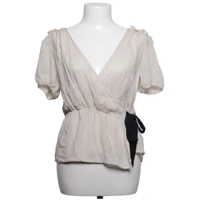 Wrap blouse (Beige, Black) from Baum Und Pferdgarten Silk