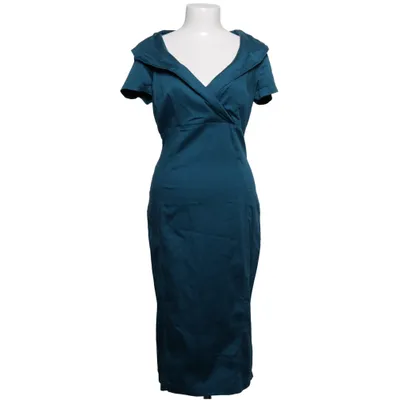 Dress (Blue) from Pinup Couture Cotton, Elastane