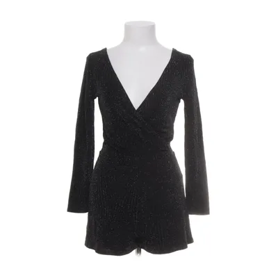 Buksedragt (Sort) fra Bershka Elastan, Metallfiber