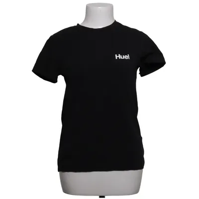 T-shirt (Sort) fra Huel Bomuld, Elastan