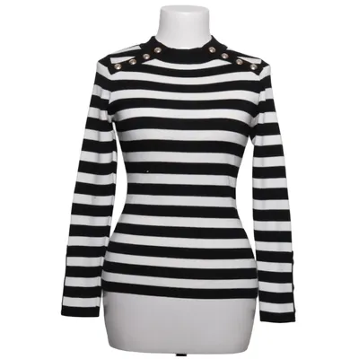 Trui (Zwart, Wit) van Cherry Koko Katoen, Elastaan, Polyester