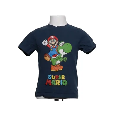 T-shirt (Bleu, Multicolore) de Super Mario Coton