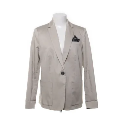 Blazer (Beige) fra Mango Basics Bomuld, Elastan, Polyester