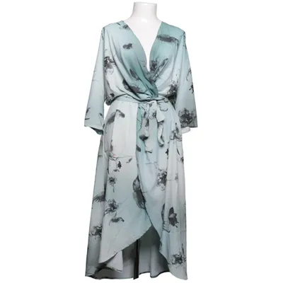 Omlottklänning (Grön, Vit) från Daily Elegance Polyester