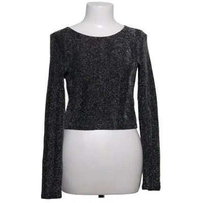 Top (Zwart, Zilver) van Monki Elastaan, Metallvezel, Polyamide