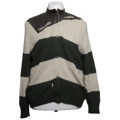 Cardigan (Beige, Vert) de Umberto Ginocchietti Cuir, Mohair, Laine