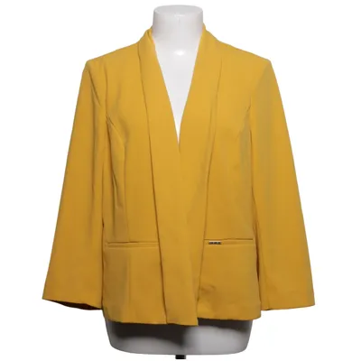 Blazer (Jaune) de Anne Klein Élasthane, Polyester