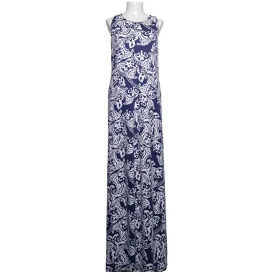 Robe longue (Bleu, Blanc) de Surkana Coton
