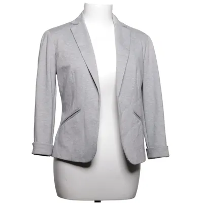 Blazer (Gray) from Miss Selfridge Petites Elastane, Polyester, Viscose