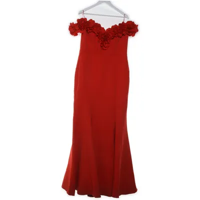 Robe de soirée (Rouge) de Renk Coton, Polyester