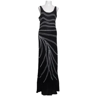 Evening gown (Black, White) from Elinette Polyester