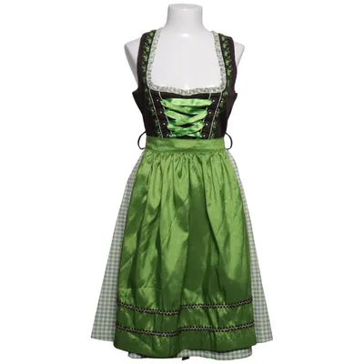 Dirndl (Green, Brown) from Fuchs Trachtenmoden Cotton, Nylon, Polyester