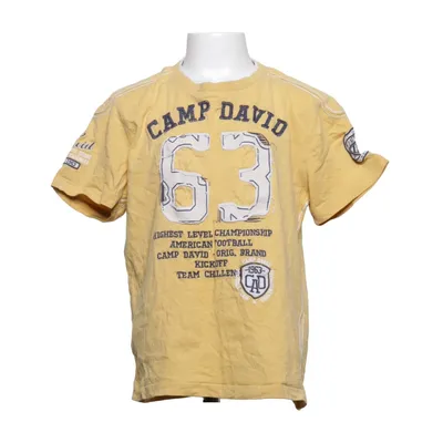 T-shirt (Geel) van Camp David Katoen
