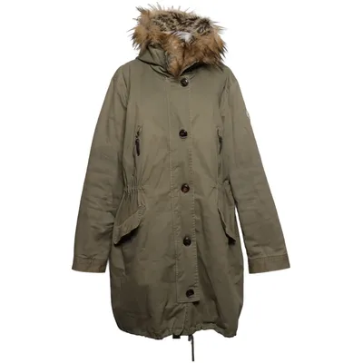 Parka (Beige) de Freespirit Coton, Élasthane, Fausse fourrure, Polyester
