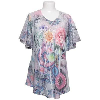 Top (Pink, Blå, Flerfarvet) fra Opl Fashion Bomuld, Polyester