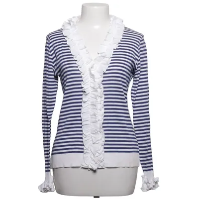 Cardigan (Blue, White) from Anne Fontaine