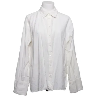 Blus (Vit) från NA-KD Bomull, Linne