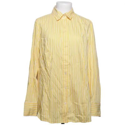 Chemise (Jaune, Blanc) de Jacques Britt Coton, Élasthane, Nylon