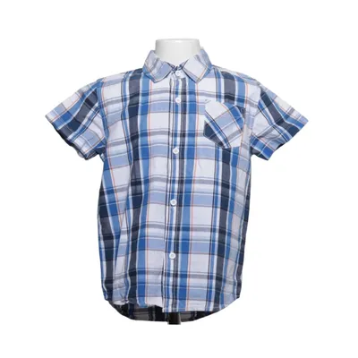 Chemise à manches courtes (Bleu, Blanc, Gris) de Fox Coton