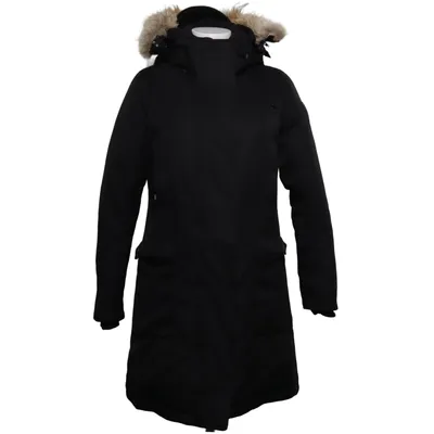Parka (Black) from Nobis Down, Feather, Fur, Nylon, Polyester