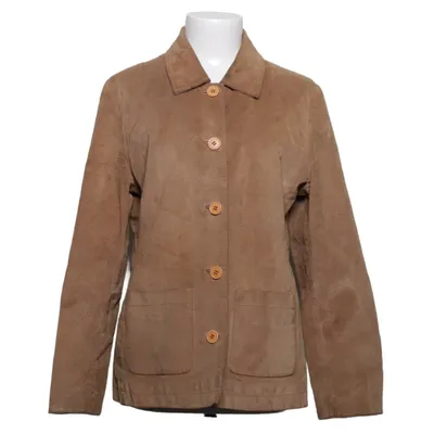Läderjacka (Brun) från Parafine Skinn, Polyester