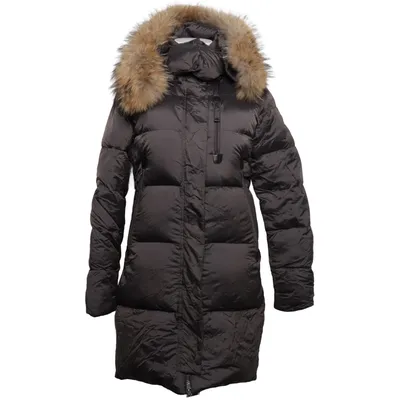 Dunkappa (Grå) från Cedrico Dun, Fjädrar, Päls, Skinn, Polyamid, Polyester