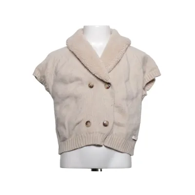 Gilet (Beige) de Donsje Coton, Laine de mouton, Polyester