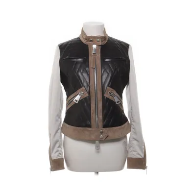 Leather jacket (Beige, Black, White) from Jofama