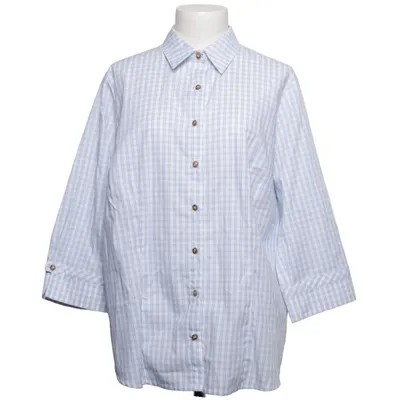 Shirt (Blue, White) from Sonnblick Cotton