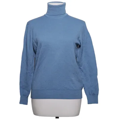 Turtleneck (Blå) fra Fedeli Merinould